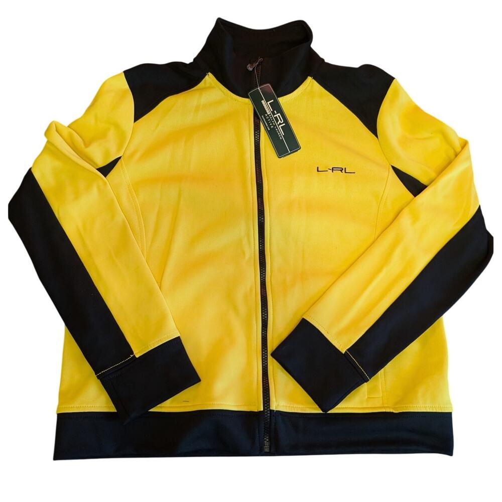 NWT Lauren Ralph Lauren Activewear Zip Up Jacket Woman's Large